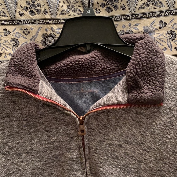 2 ORIGINAL WEATHERPROOF VINTAGE fleece pullover sweaters with quarter zipper - Picture 4 of 5